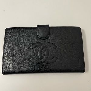 Vintage Chanel Caviar French Wallet